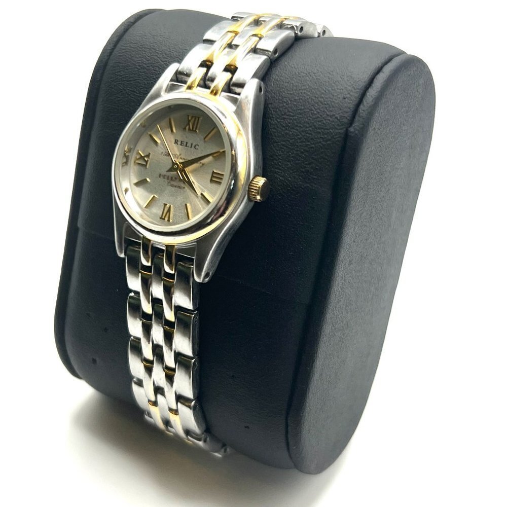 Vintage Relic Gold and Silver Watch Working